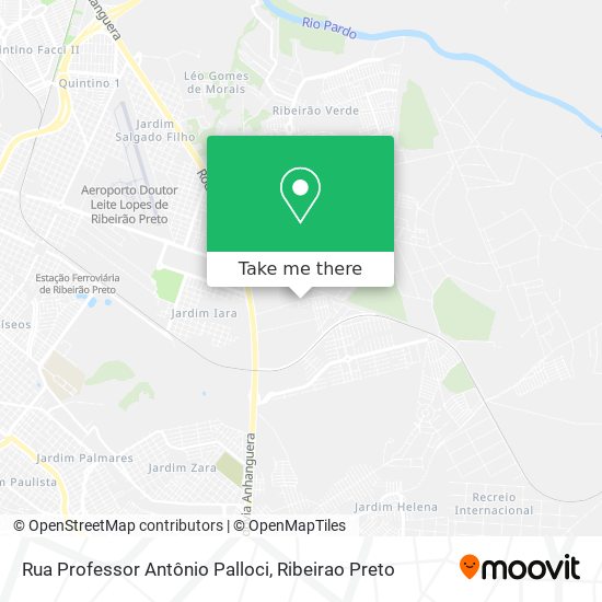 Rua Professor Antônio Palloci map