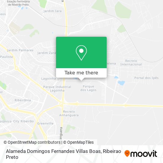 Alameda Domingos Fernandes Villas Boas map