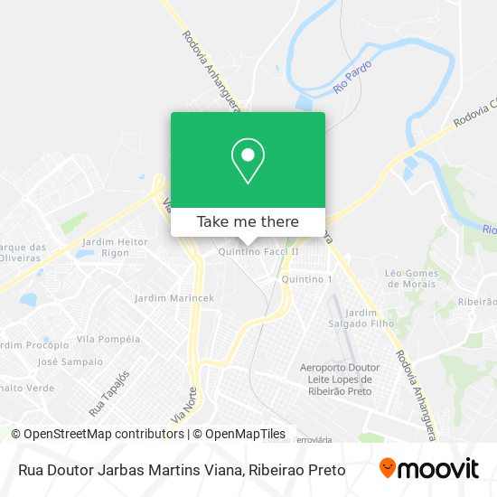 Rua Doutor Jarbas Martins Viana map