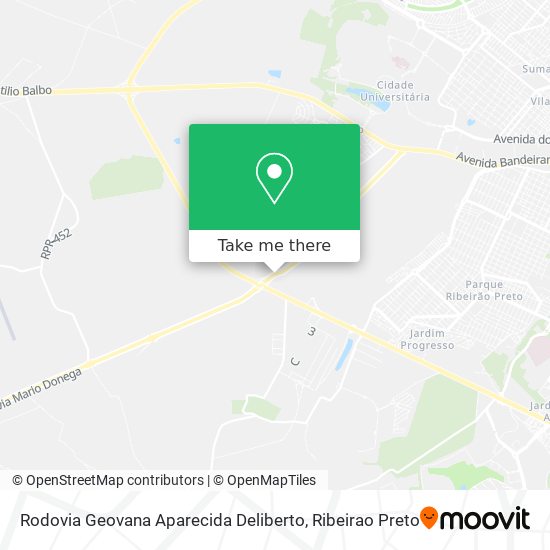 Rodovia Geovana Aparecida Deliberto map