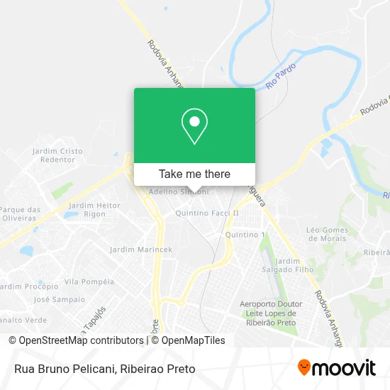 Rua Bruno Pelicani map