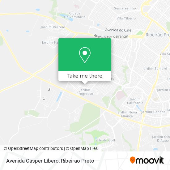 Avenida Cásper Líbero map