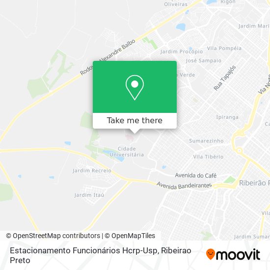 Estacionamento Funcionários Hcrp-Usp map