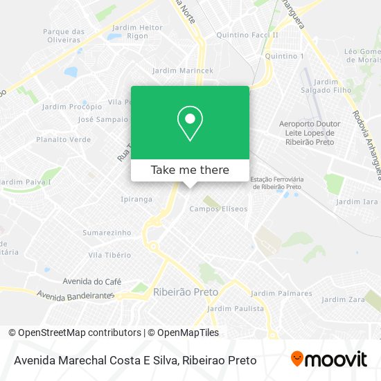 Mapa Avenida Marechal Costa E Silva