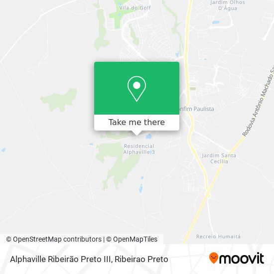 Alphaville Ribeirão Preto III map