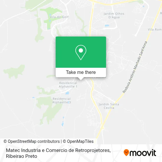 Matec Industria e Comercio de Retroprojetores map