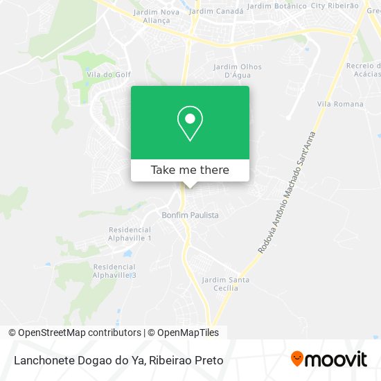 Lanchonete Dogao do Ya map