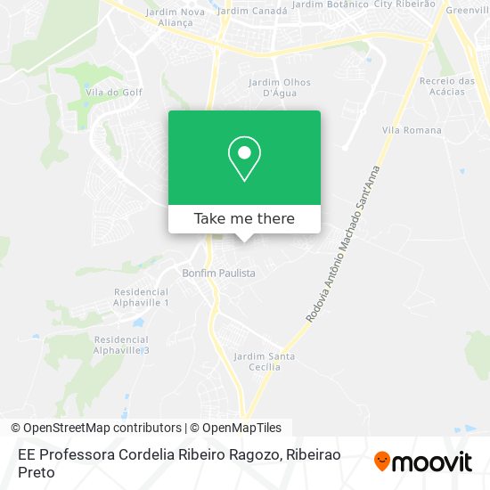 EE Professora Cordelia Ribeiro Ragozo map