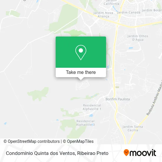 Condomínio Quinta dos Ventos map