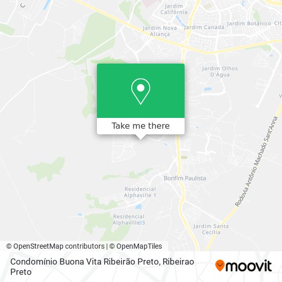 Condomínio Buona Vita Ribeirão Preto map
