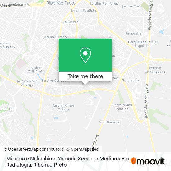 Mizuma e Nakachima Yamada Servicos Medicos Em Radiologia map