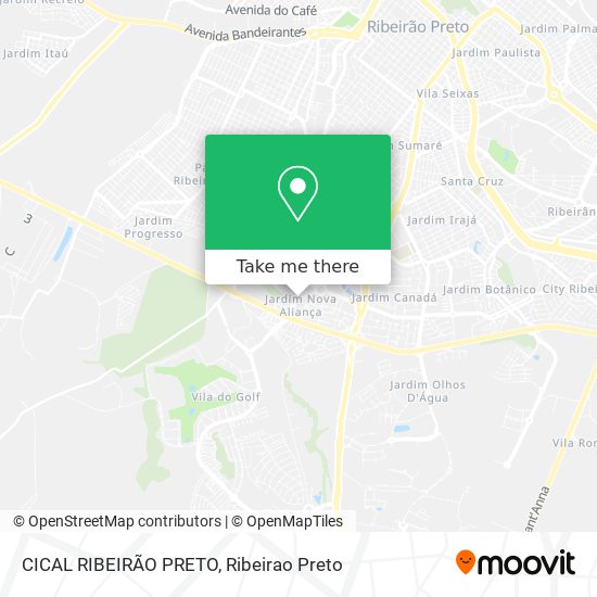 CICAL RIBEIRÃO PRETO map