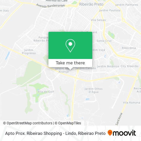 Apto Prox. Ribeirao Shopping - Lindo map
