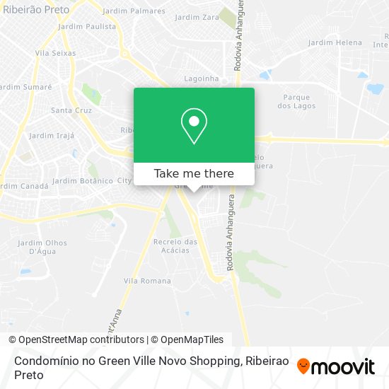 Condomínio no Green Ville Novo Shopping map