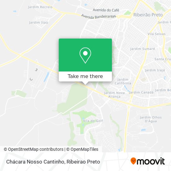 Chácara Nosso Cantinho map