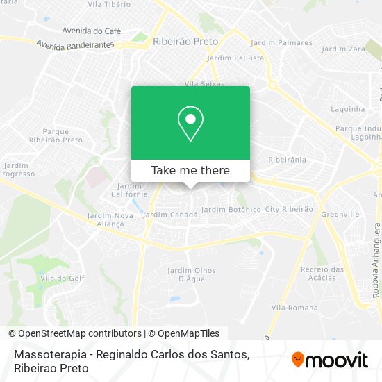 Massoterapia - Reginaldo Carlos dos Santos map