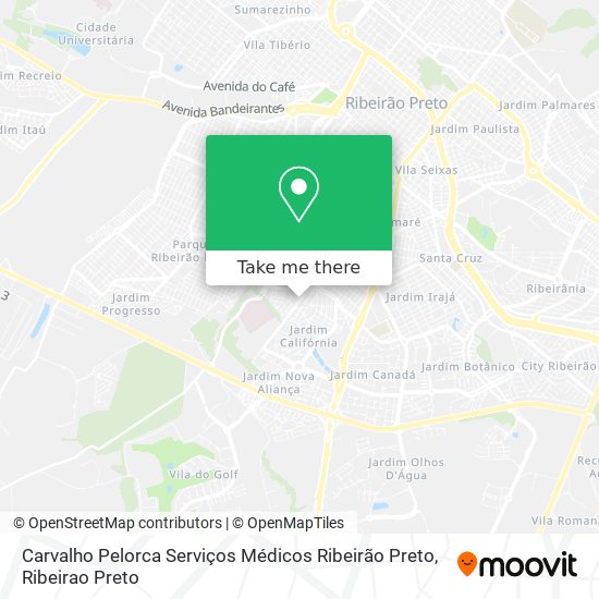 Carvalho Pelorca Serviços Médicos Ribeirão Preto map