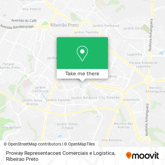 Proway Representacoes Comerciais e Logistica map