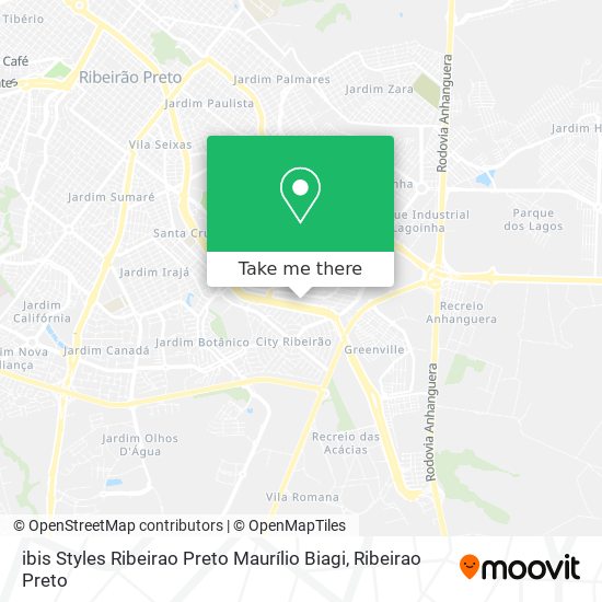 ibis Styles Ribeirao Preto Maurílio Biagi map