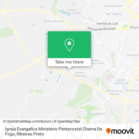 Igreja Evangelica Ministerio Pentecostal Chama De Fogo map