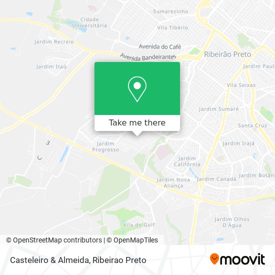 Casteleiro & Almeida map