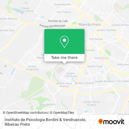 Instituto de Psicologia Bordini & Vendruscolo map