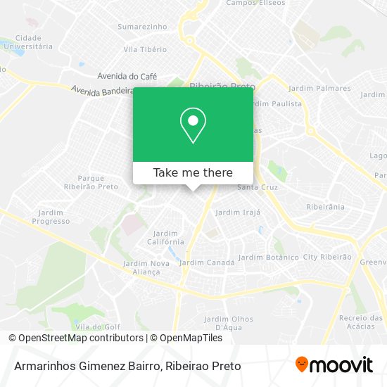 Armarinhos Gimenez Bairro map