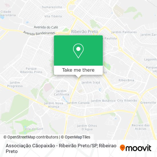 Associação Cãopaixão - Ribeirão Preto / SP map
