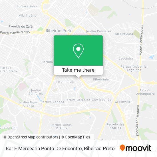 Mapa Bar E Mercearia Ponto De Encontro