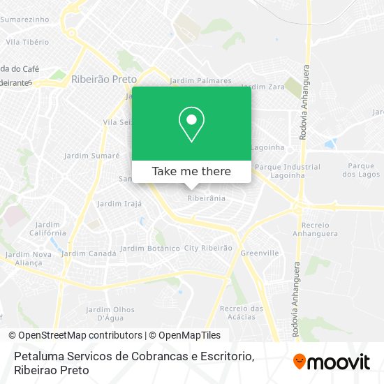 Petaluma Servicos de Cobrancas e Escritorio map