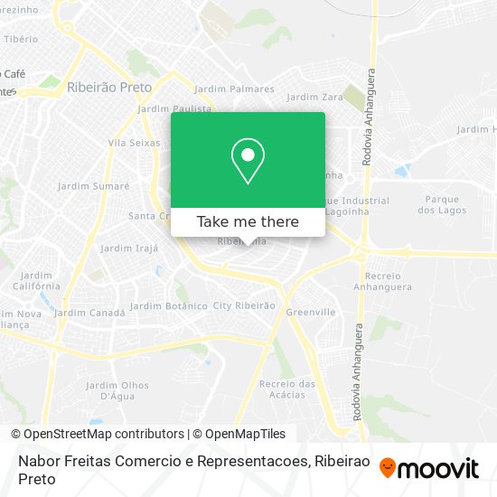 Nabor Freitas Comercio e Representacoes map