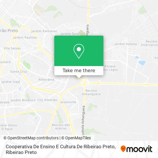 Cooperativa De Ensino E Cultura De Ribeirao Preto map