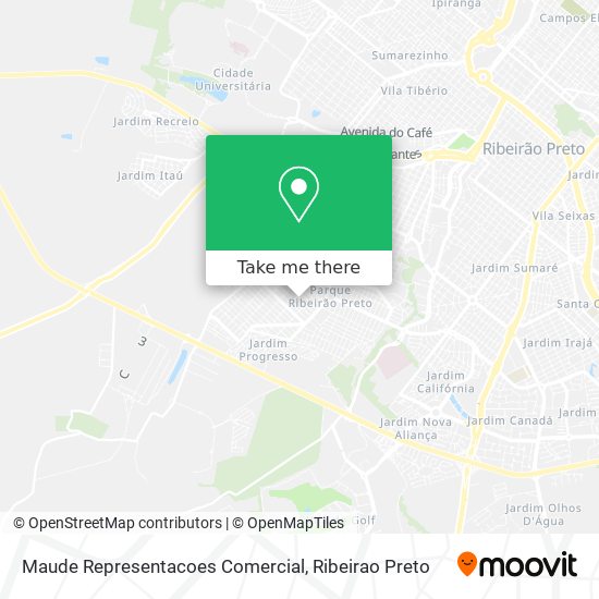 Maude Representacoes Comercial map