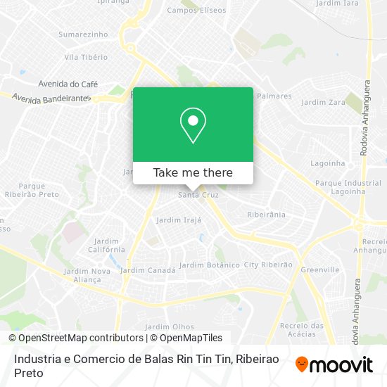 Industria e Comercio de Balas Rin Tin Tin map