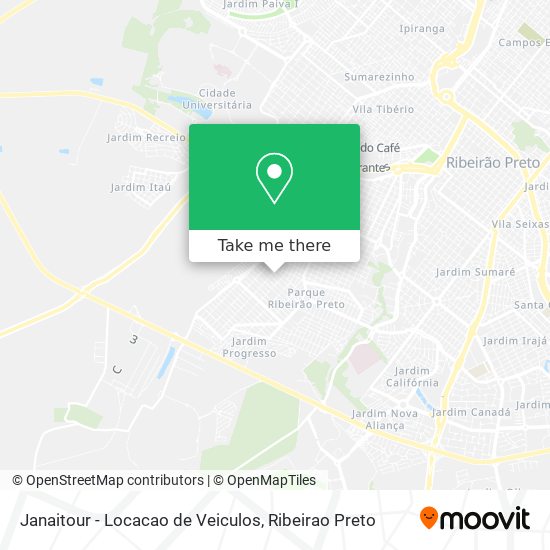 Janaitour - Locacao de Veiculos map