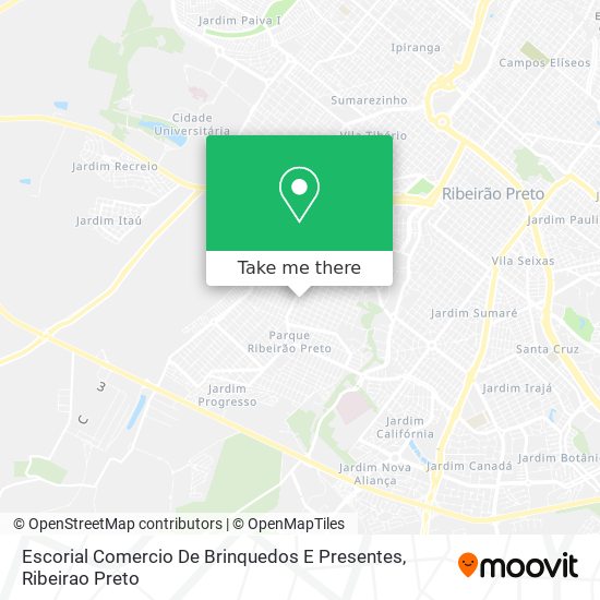 Escorial Comercio De Brinquedos E Presentes map
