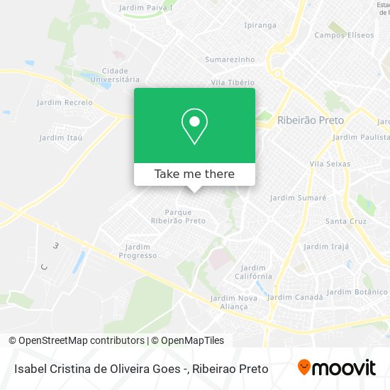 Isabel Cristina de Oliveira Goes - map