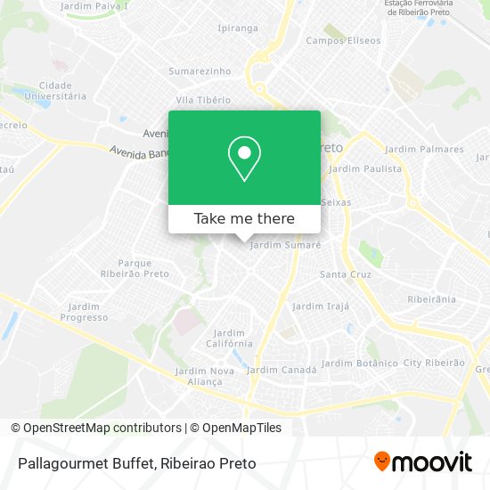 Pallagourmet Buffet map