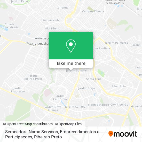 Mapa Semeadora Nama Servicos, Empreendimentos e Participacoes