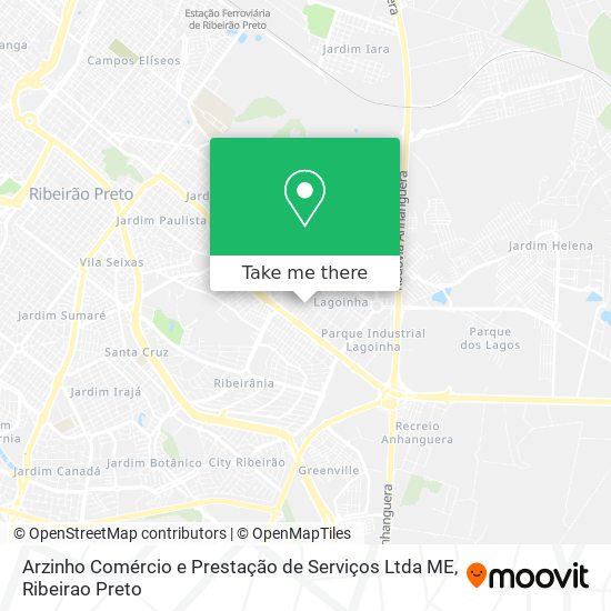 Arzinho Comércio e Prestação de Serviços Ltda ME map