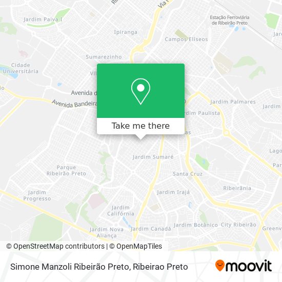 Simone Manzoli Ribeirão Preto map