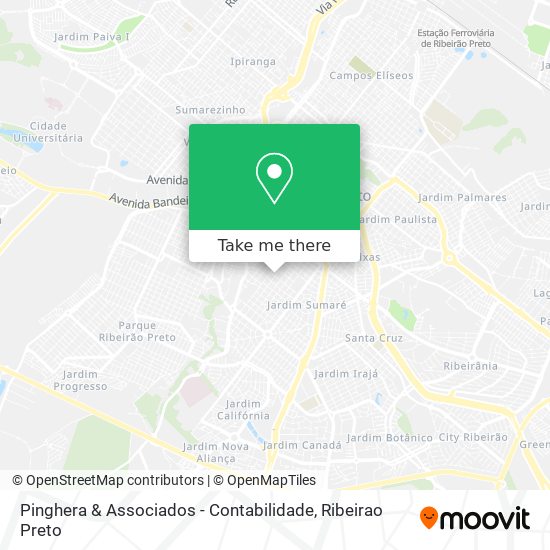 Mapa Pinghera & Associados - Contabilidade