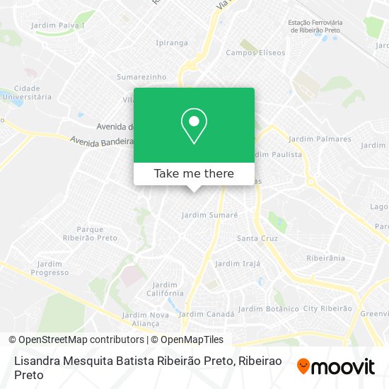 Mapa Lisandra Mesquita Batista Ribeirão Preto