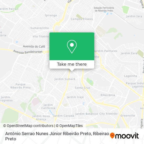 Antônio Serrao Nunes Júnior Ribeirão Preto map