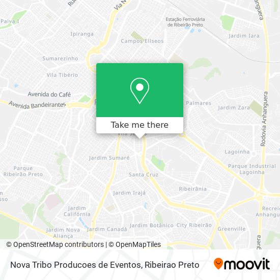 Nova Tribo Producoes de Eventos map