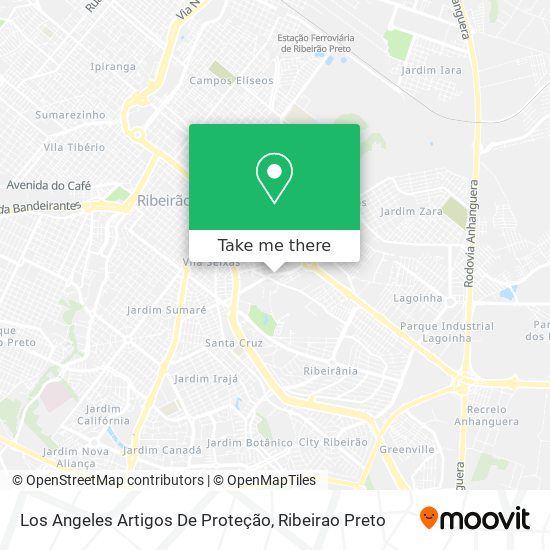 Los Angeles Artigos De Proteção map