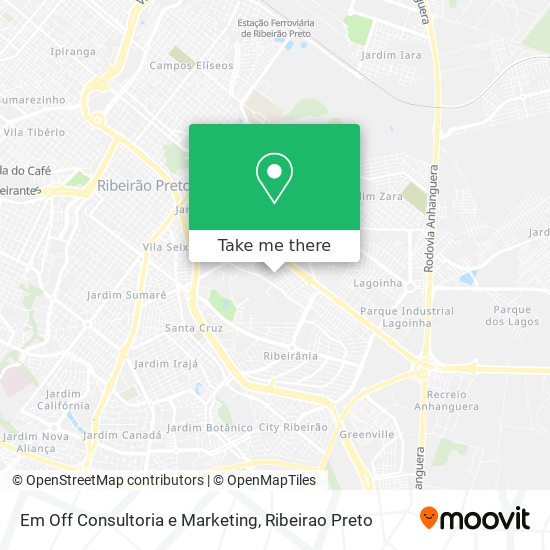 Em Off Consultoria e Marketing map