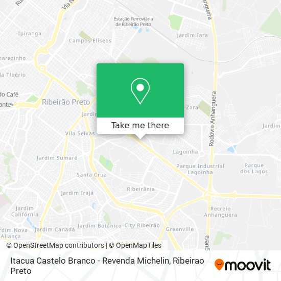 Itacua Castelo Branco - Revenda Michelin map