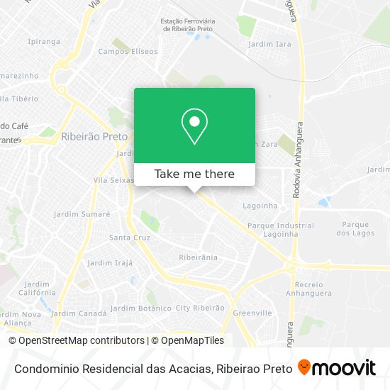 Mapa Condominio Residencial das Acacias