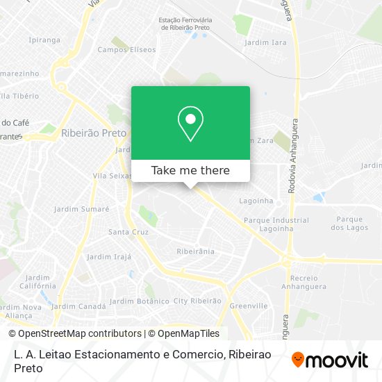 Mapa L. A. Leitao Estacionamento e Comercio